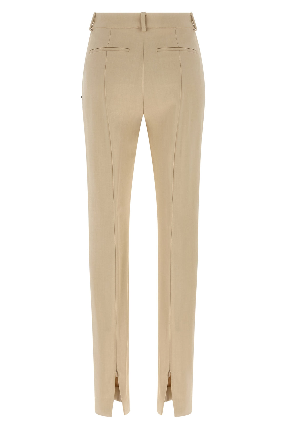 SPORTMAX 38 fetta trousers in double stretch viscose cloth