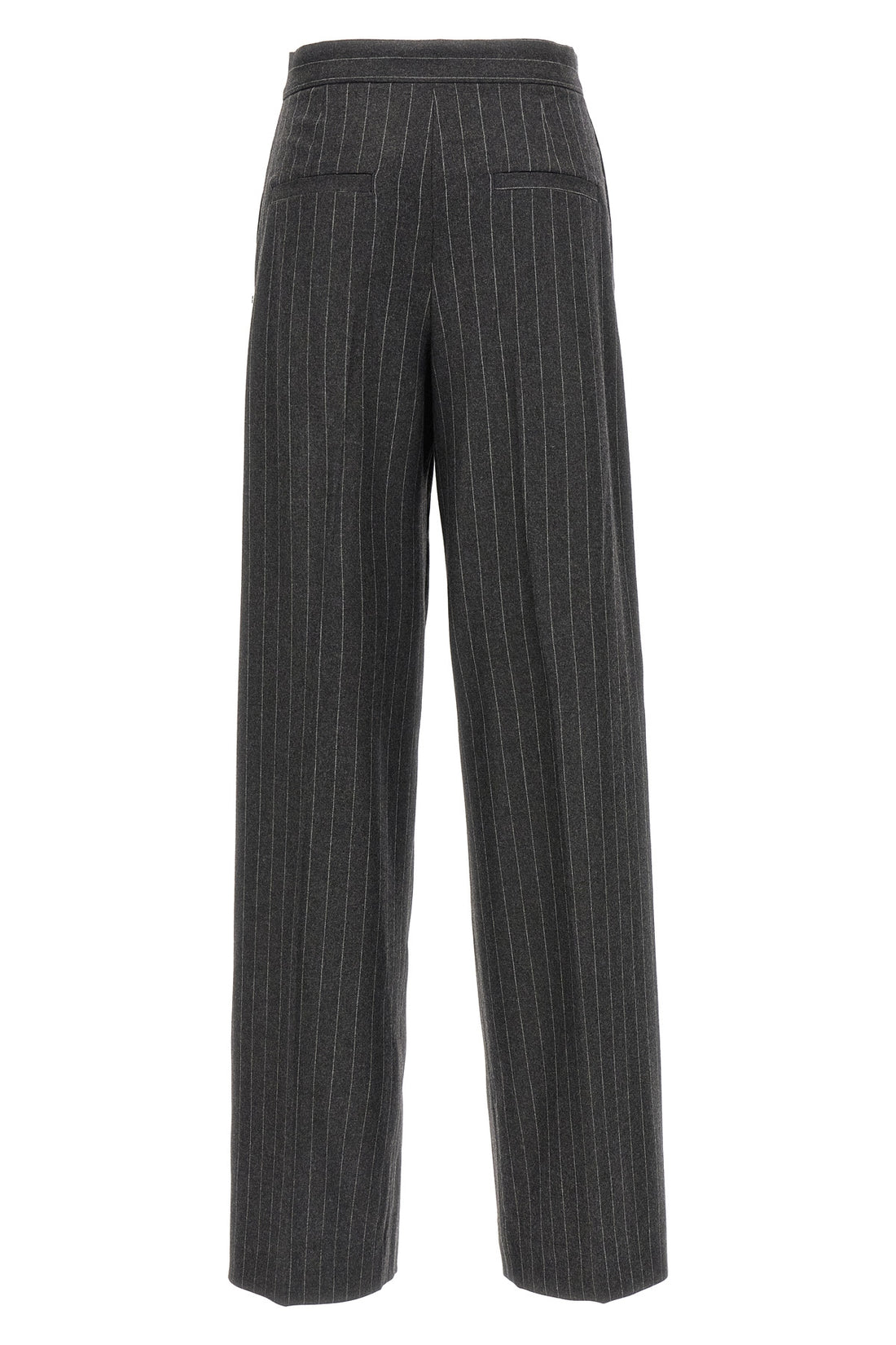 SPORTMAX 38 belgio1234 pants in wool blend and viscose stretch canvas