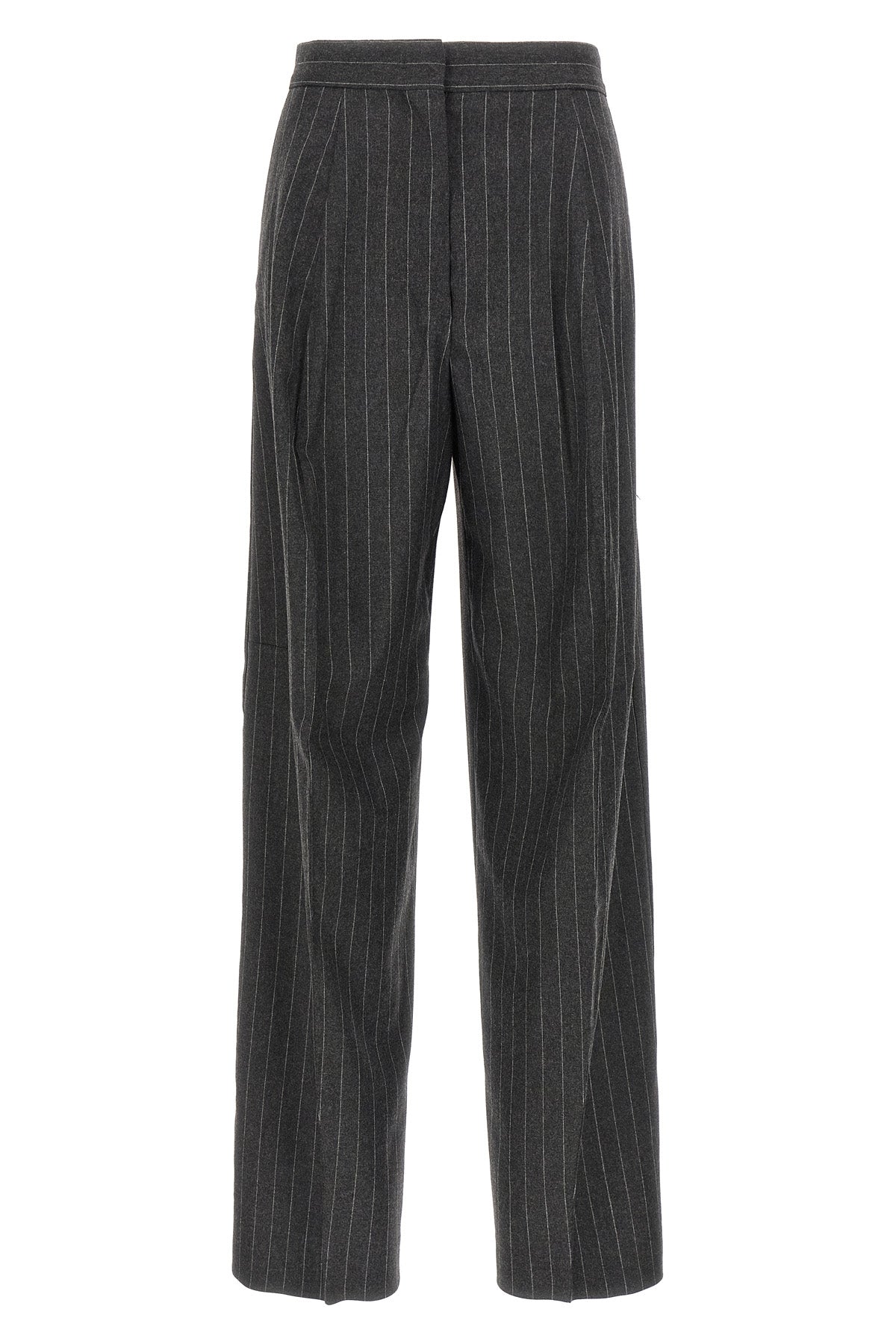 belgio1234 pants in wool blend and viscose stretch canvas