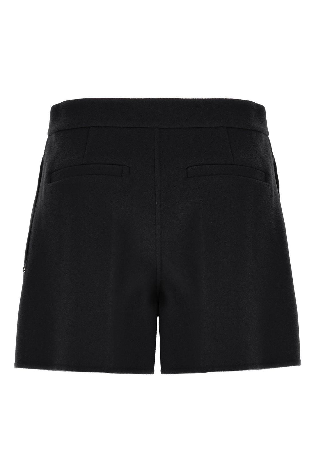 SPORTMAX 38 buono shorts in pure wool double