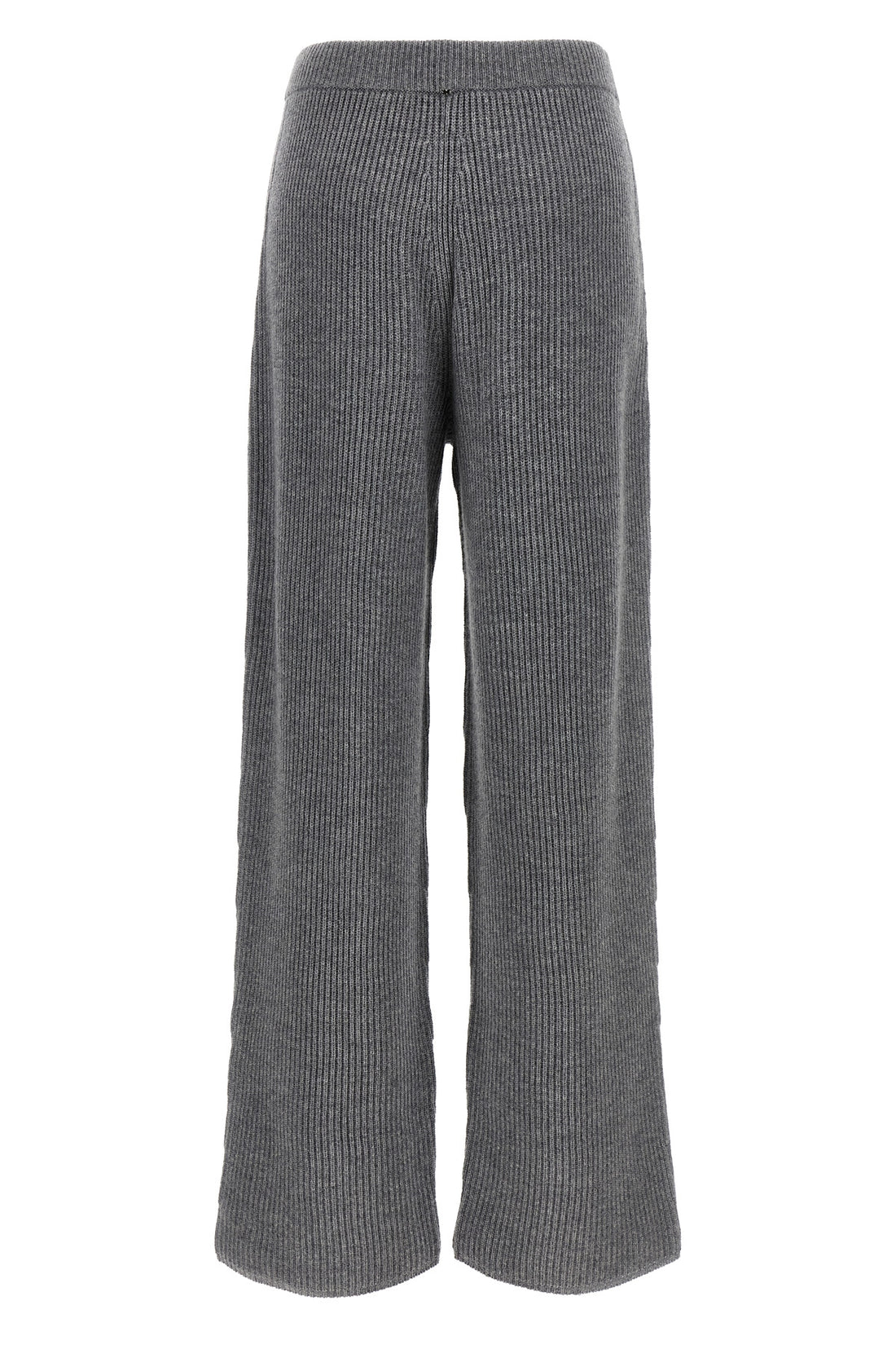 SPORTMAX M sella ribbed wool and cashmere trousers
