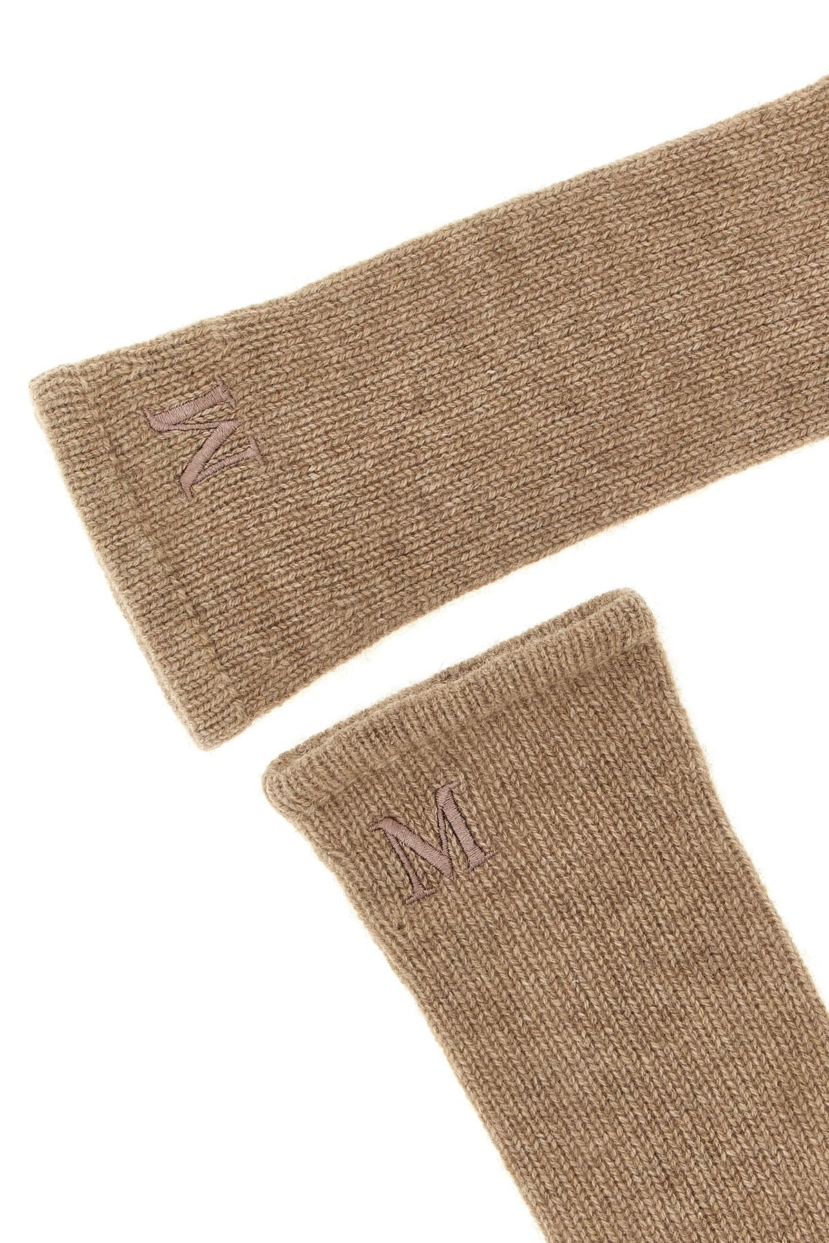 long mmjock gloves in pure cashmere yarn