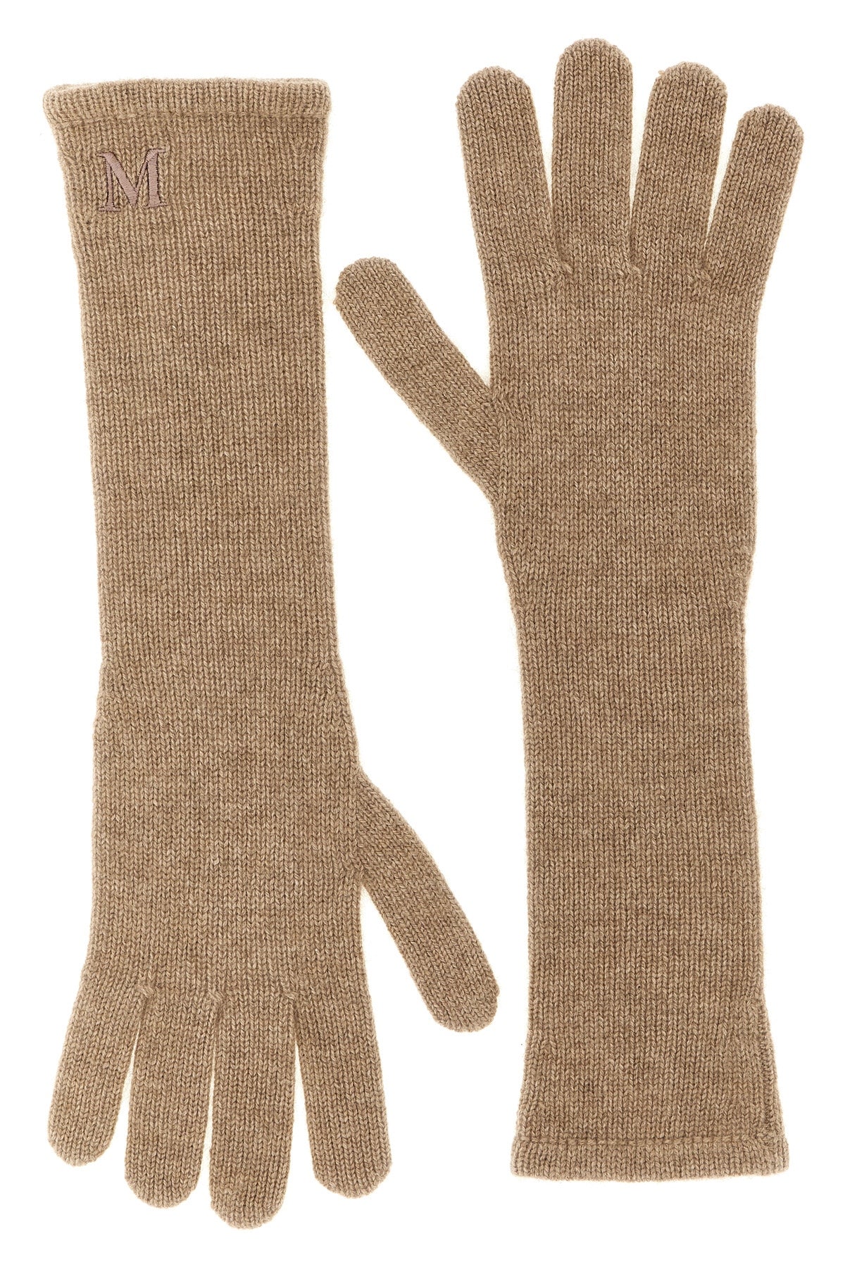 long mmjock gloves in pure cashmere yarn