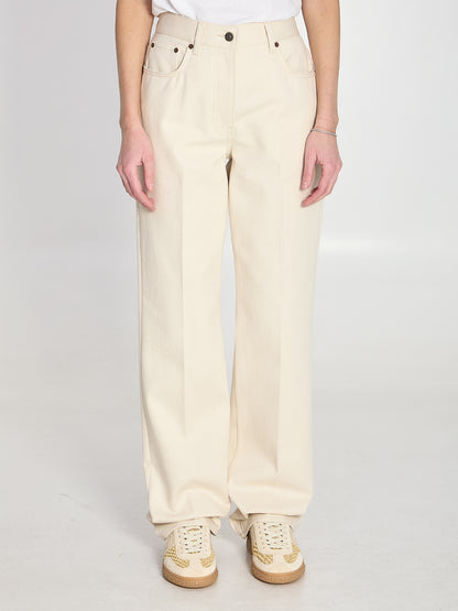 VALENTINO GARAVANI 25 ivory jeans