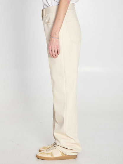 VALENTINO GARAVANI 25 ivory jeans