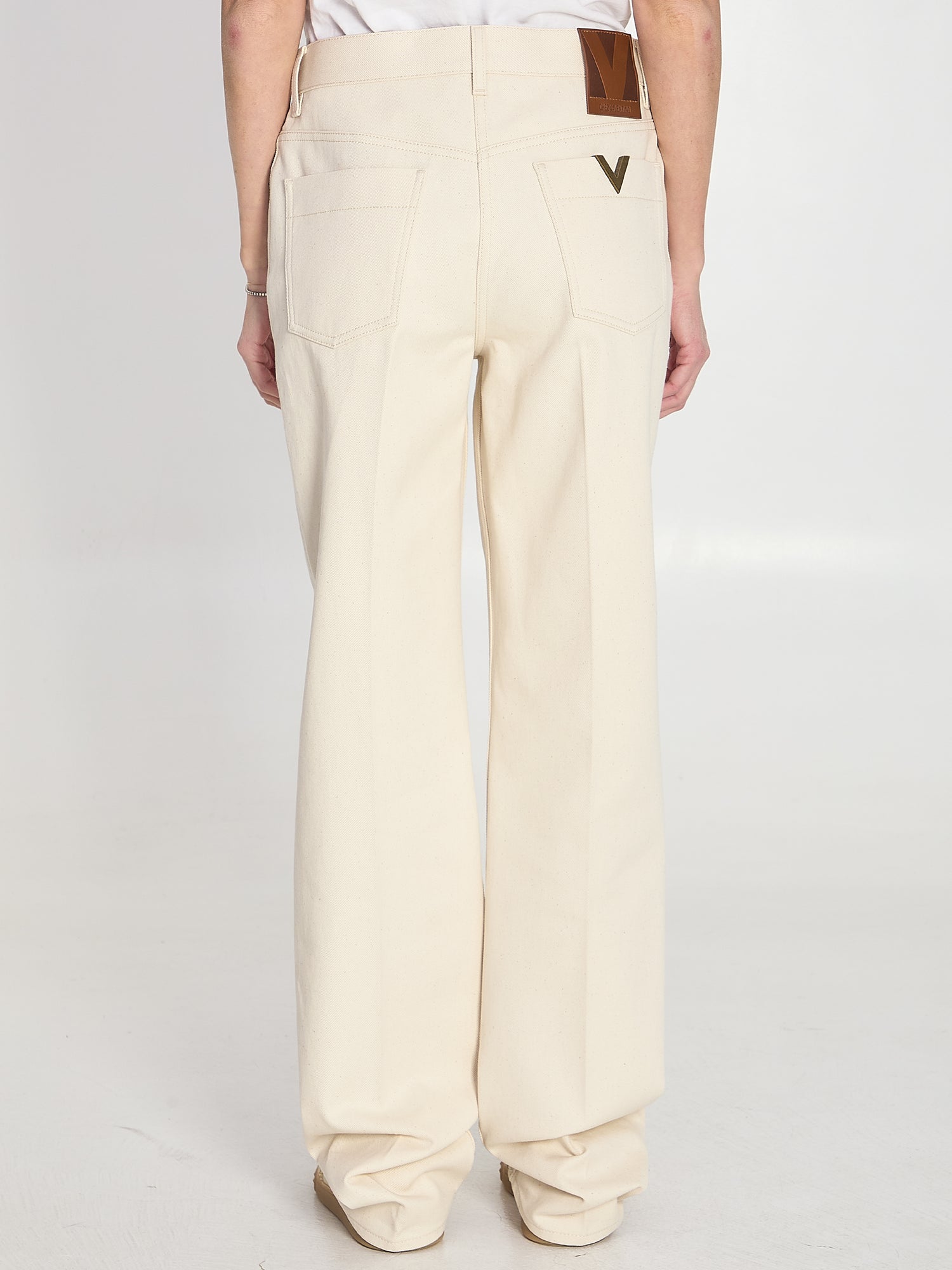 VALENTINO GARAVANI 25 ivory jeans
