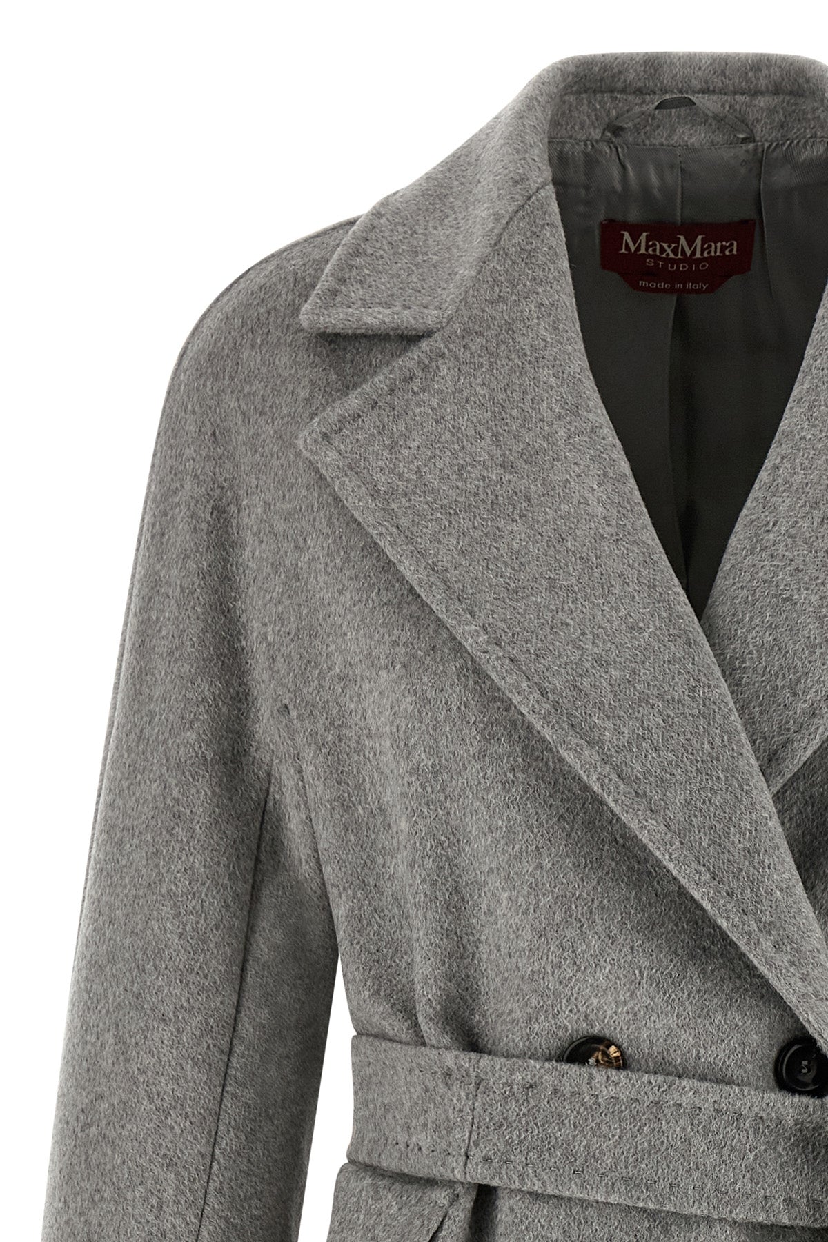 panteon midi coat in pure cashmere