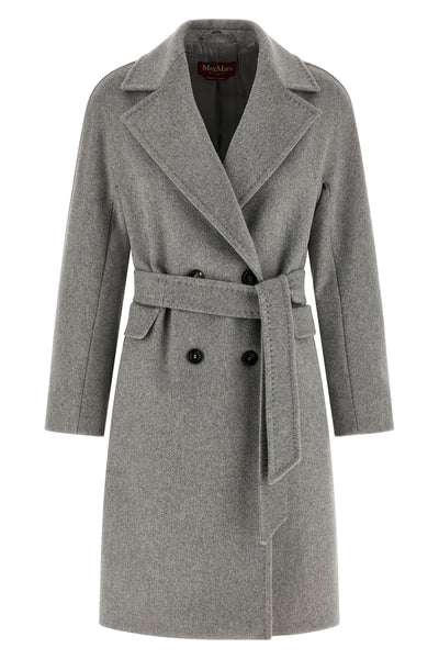 panteon midi coat in pure cashmere
