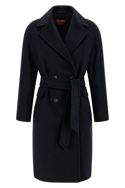 panteon midi coat in pure cashmere