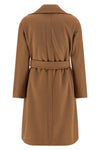dravenna pure wool drap coat finished