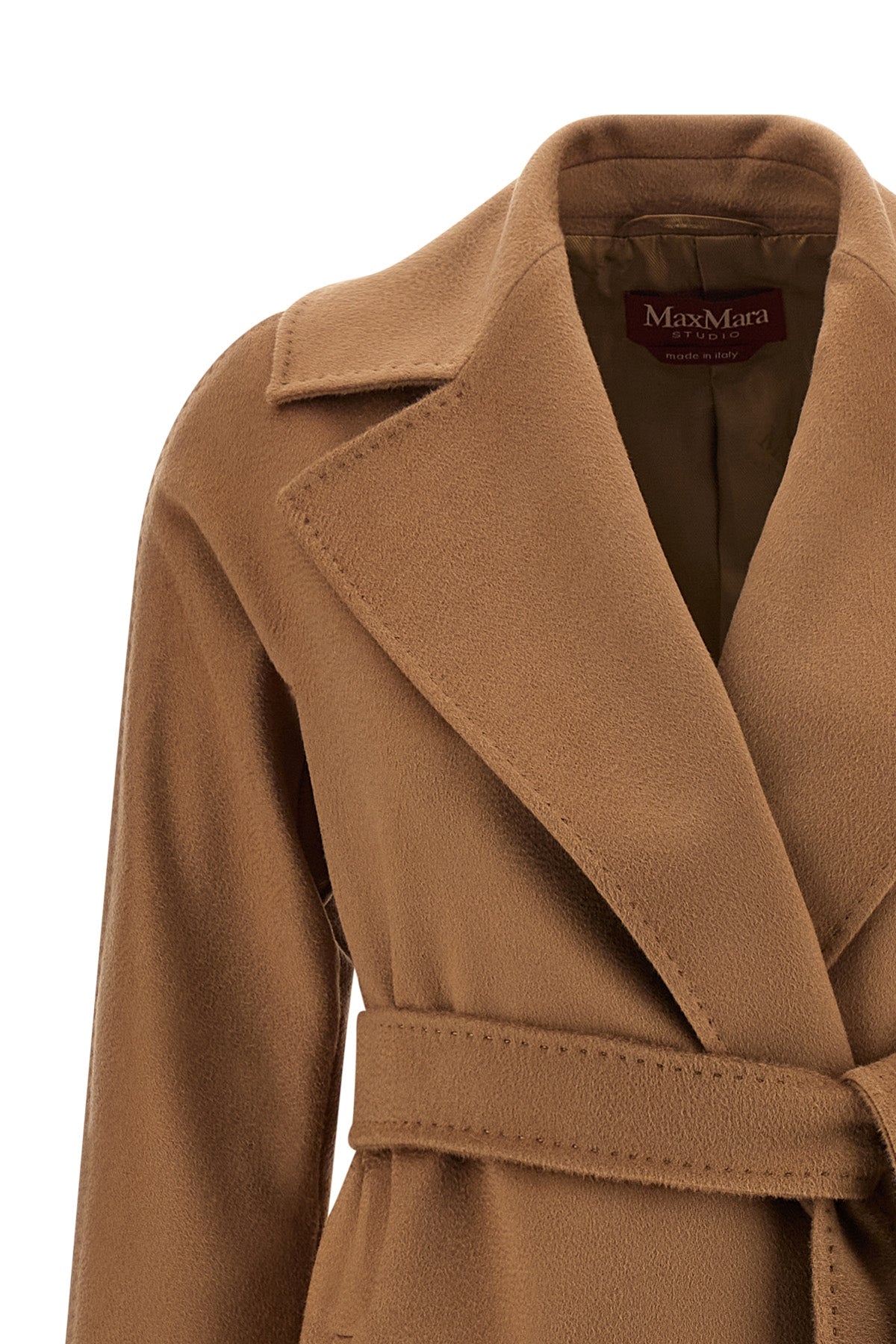 dravenna pure wool drap coat finished