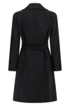 dravenna pure wool drap coat finished