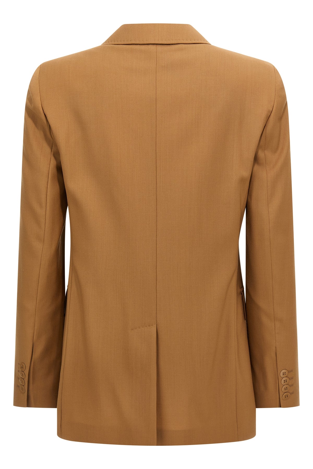 nice single-breasted blazer in light wool canvas finished