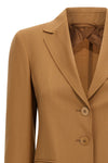 nice single-breasted blazer in light wool canvas finished