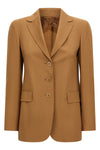 nice single-breasted blazer in light wool canvas finished