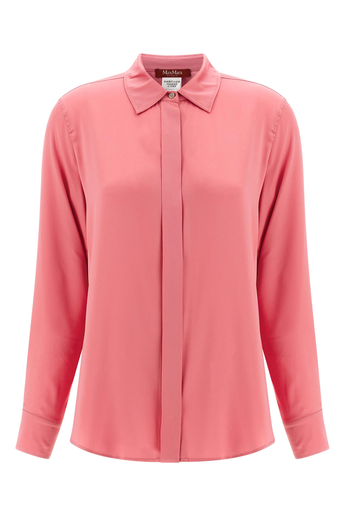 MAX MARA STUDIO 44 xero silk satin shirt