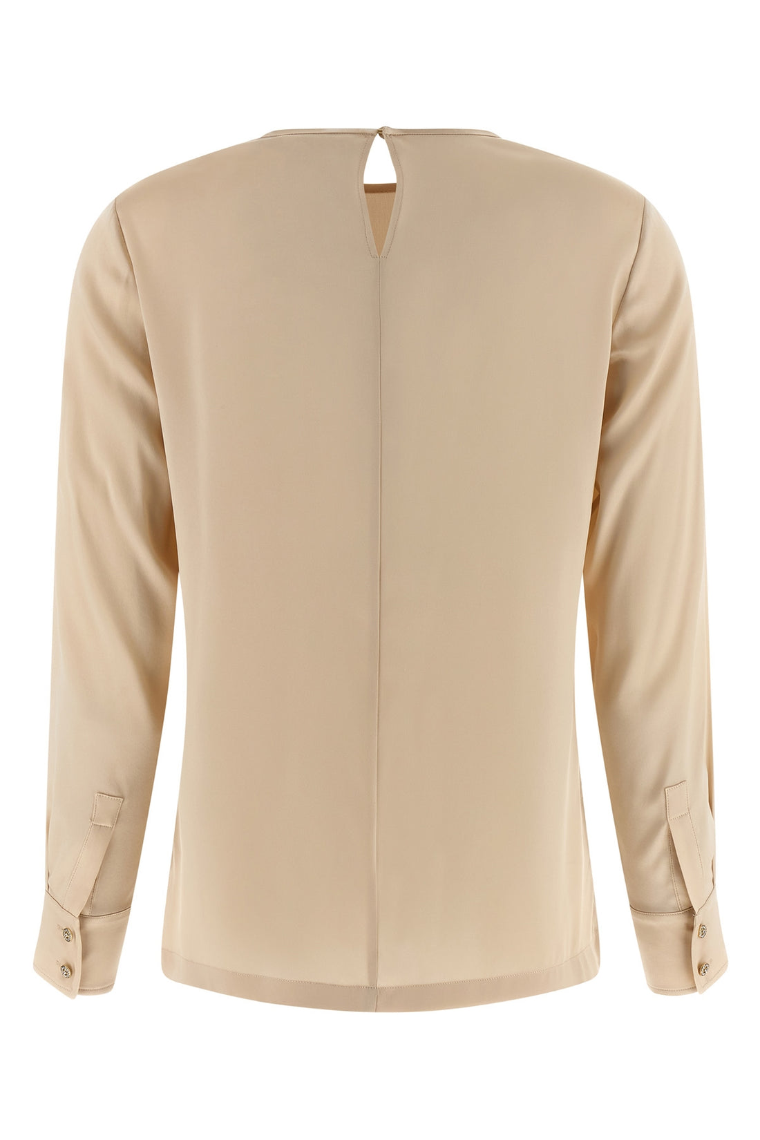 MAX MARA STUDIO 46 lodi stretch silk satin shirt
