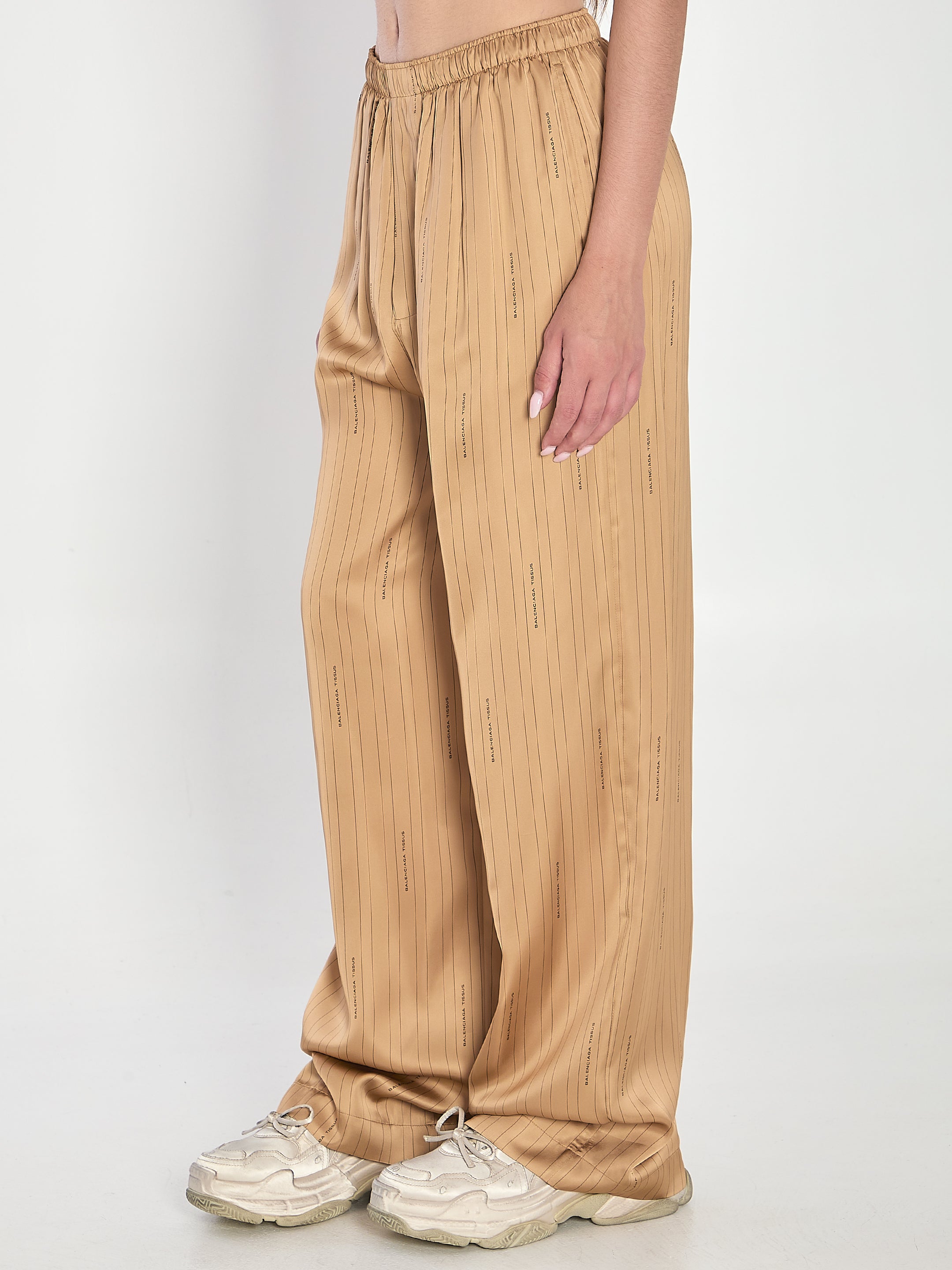 BALENCIAGA 34 satin trousers