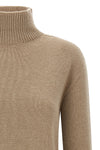 quercia turtleneck sweater in pure cashmere yarn