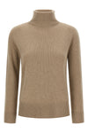 quercia turtleneck sweater in pure cashmere yarn