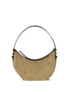 romy suede half moon bag