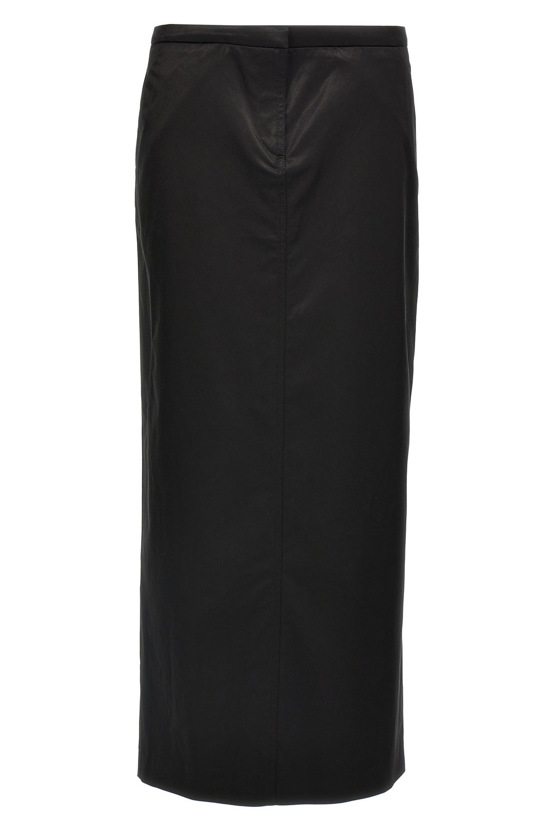 TOTEME 38 straight skirt in cotton and viscose blend