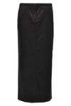 straight skirt in cotton and viscose blend