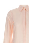long parachute dress in light and delicately ruffled silk blend