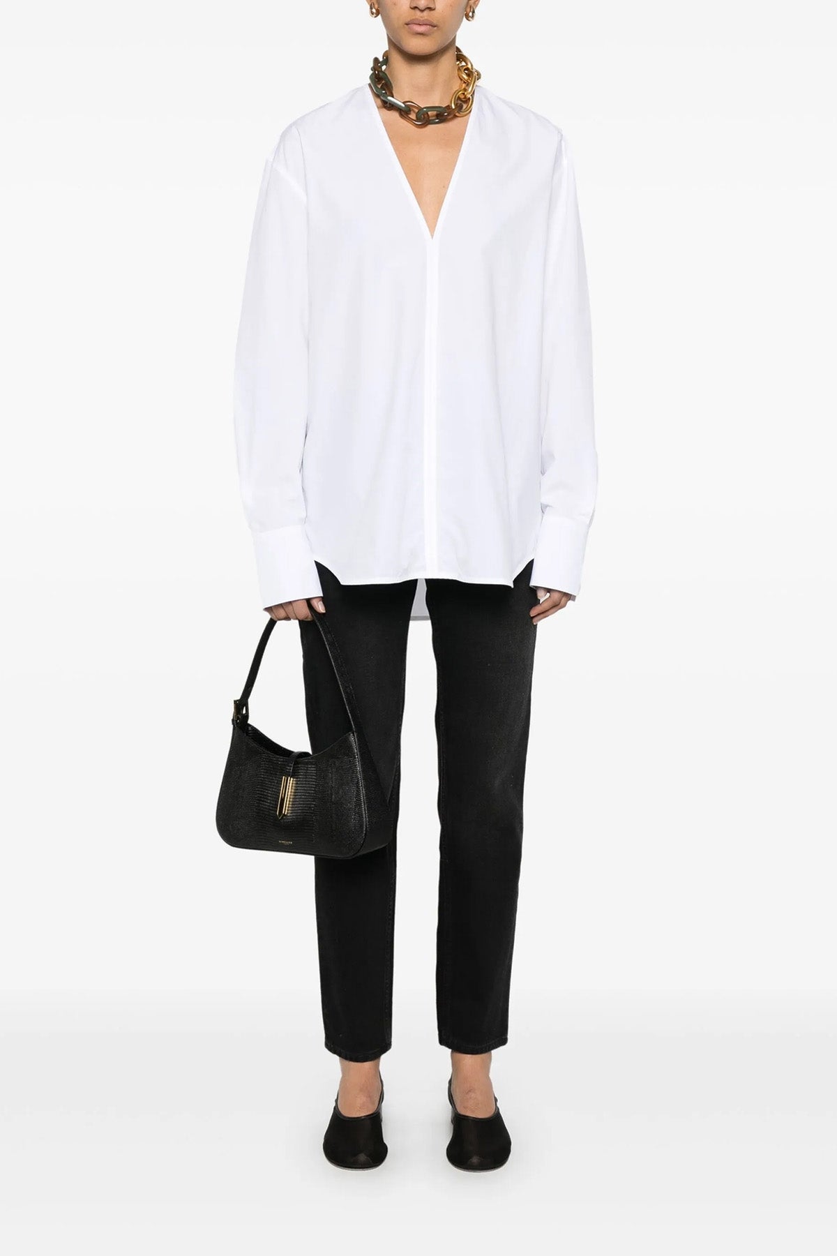 cotton poplin blouse