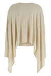 cape knitted silk sweater