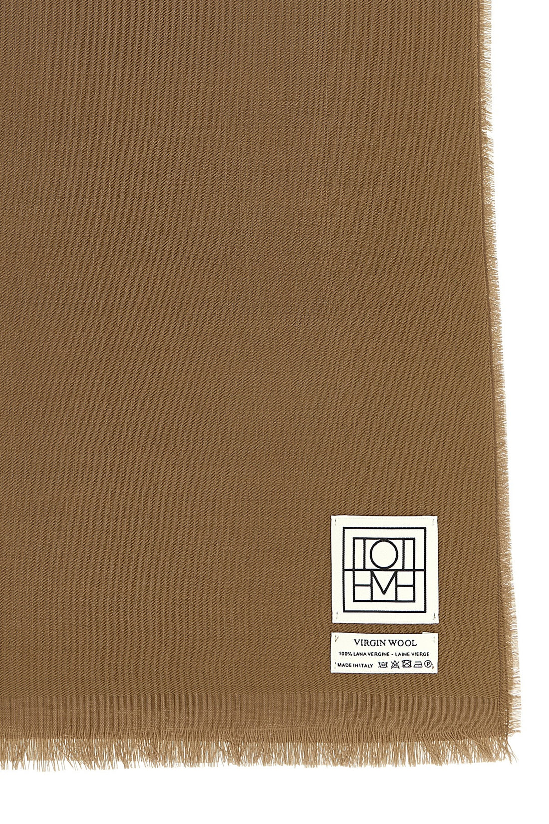 TOTEME OS extra light mercerized wool scarf