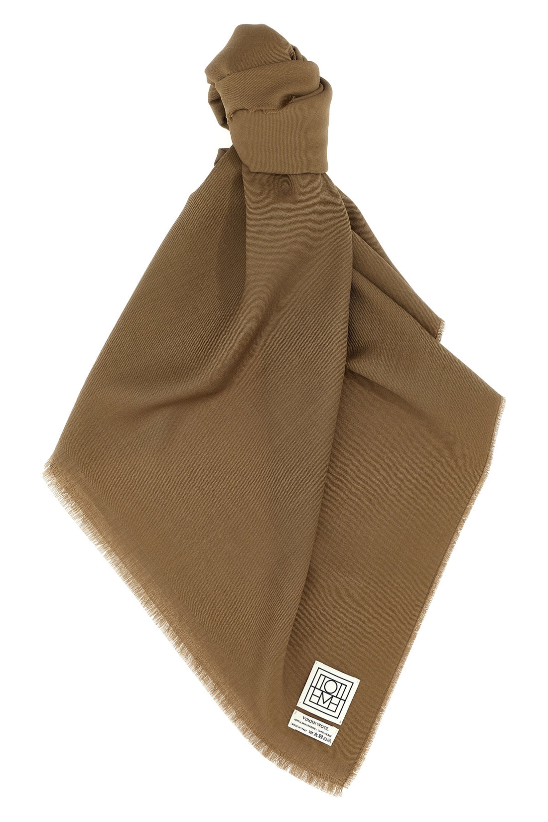 TOTEME OS extra light mercerized wool scarf