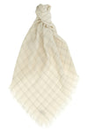 extra light mercerized wool scarf