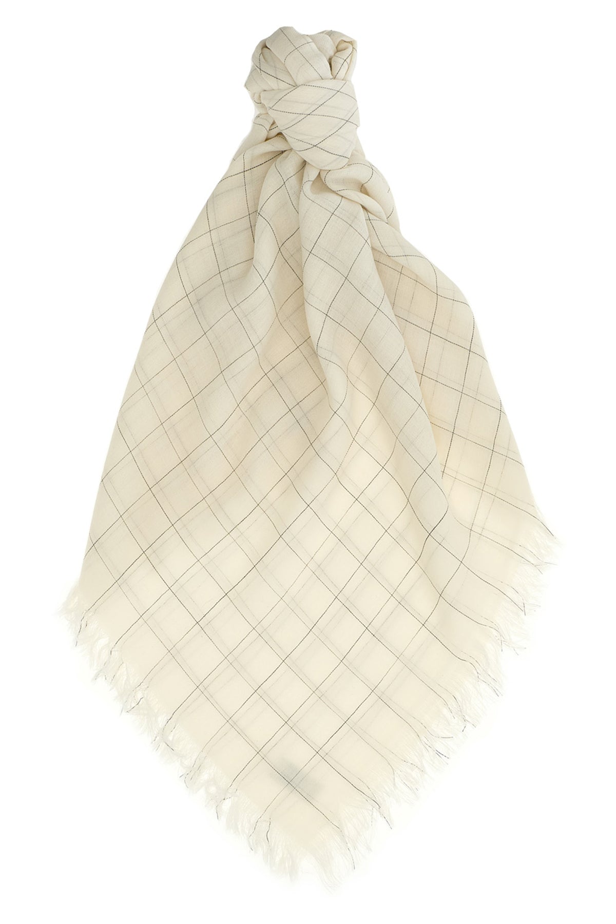 extra light mercerized wool scarf
