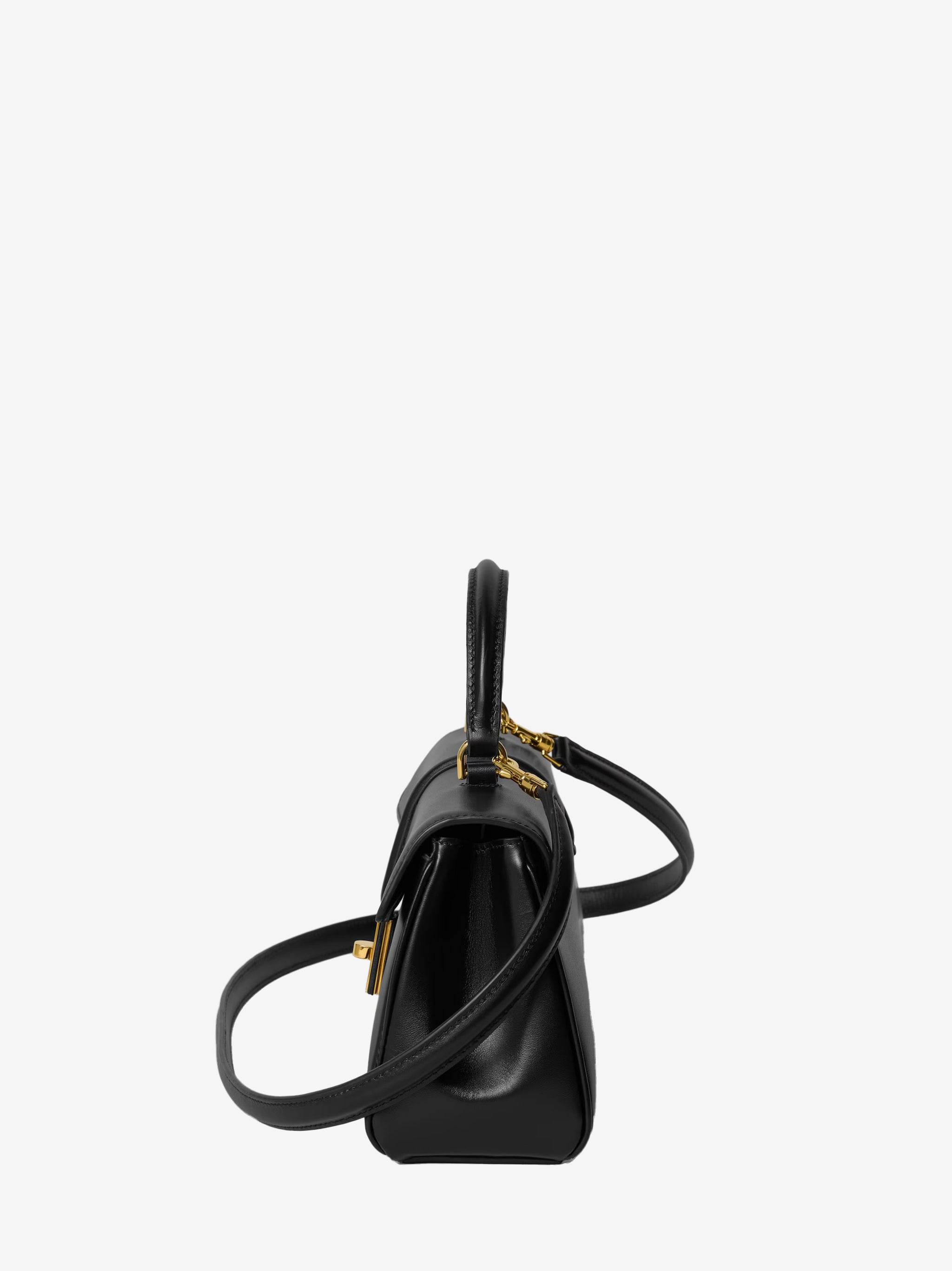 le 16 side-to-side bag in black