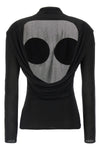 semi-transparent lightweight jersey sweater