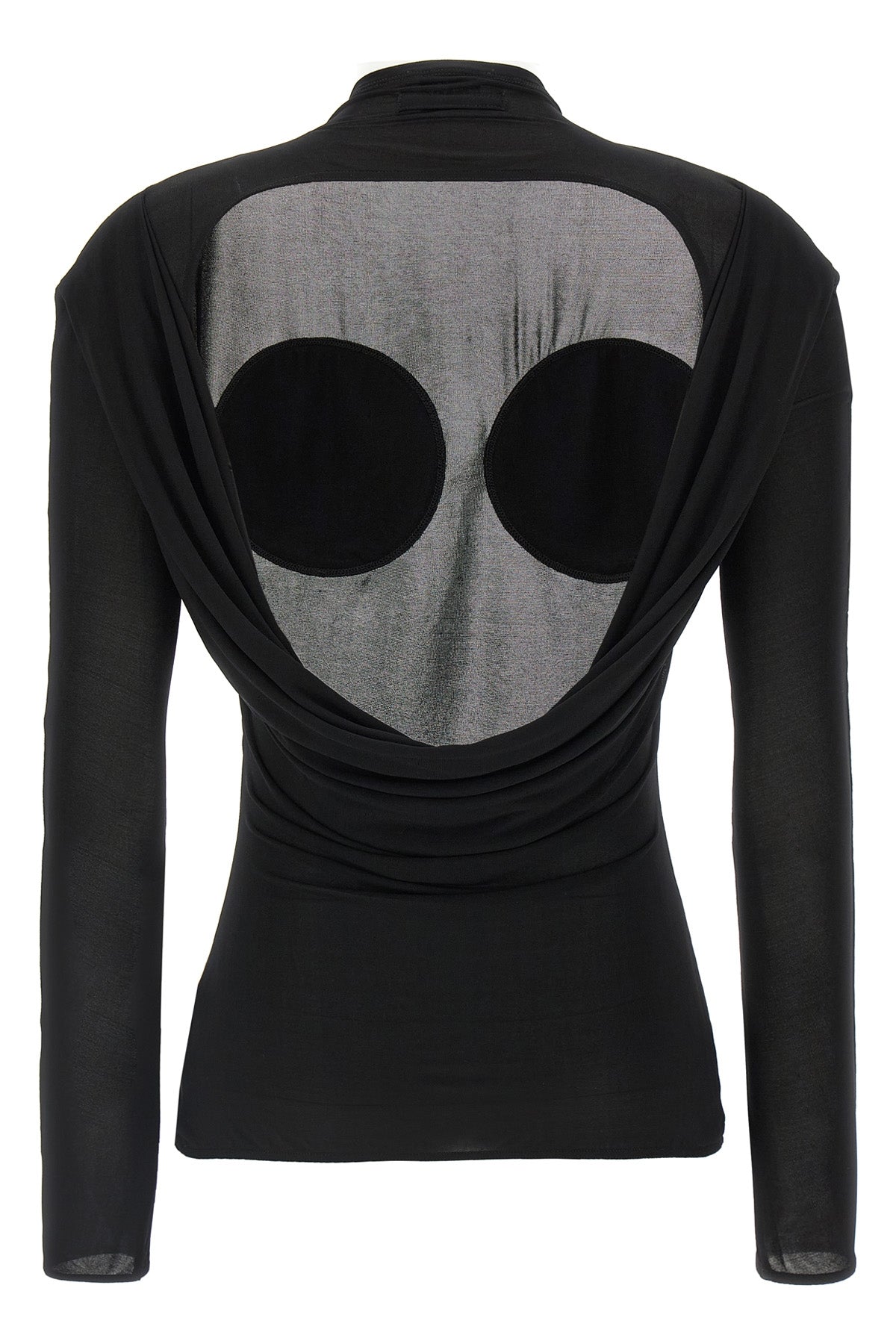 semi-transparent lightweight jersey sweater