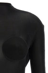 semi-transparent lightweight jersey sweater
