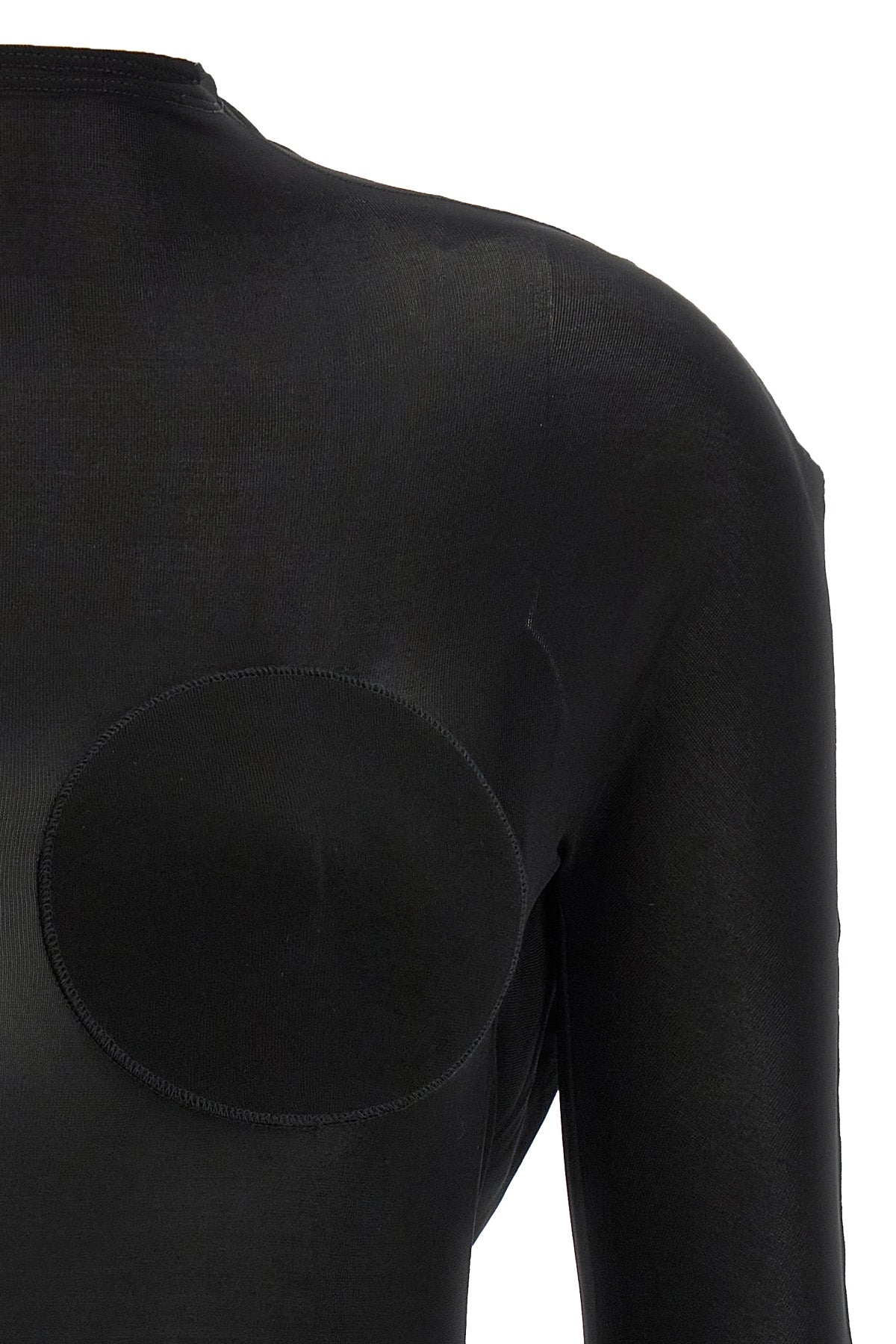 semi-transparent lightweight jersey sweater