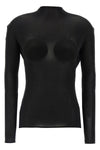 semi-transparent lightweight jersey sweater
