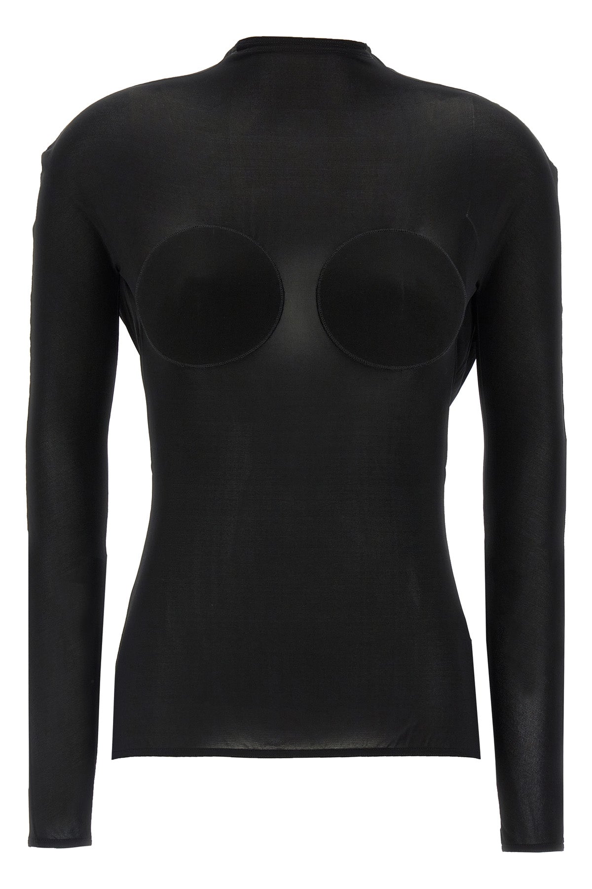 semi-transparent lightweight jersey sweater