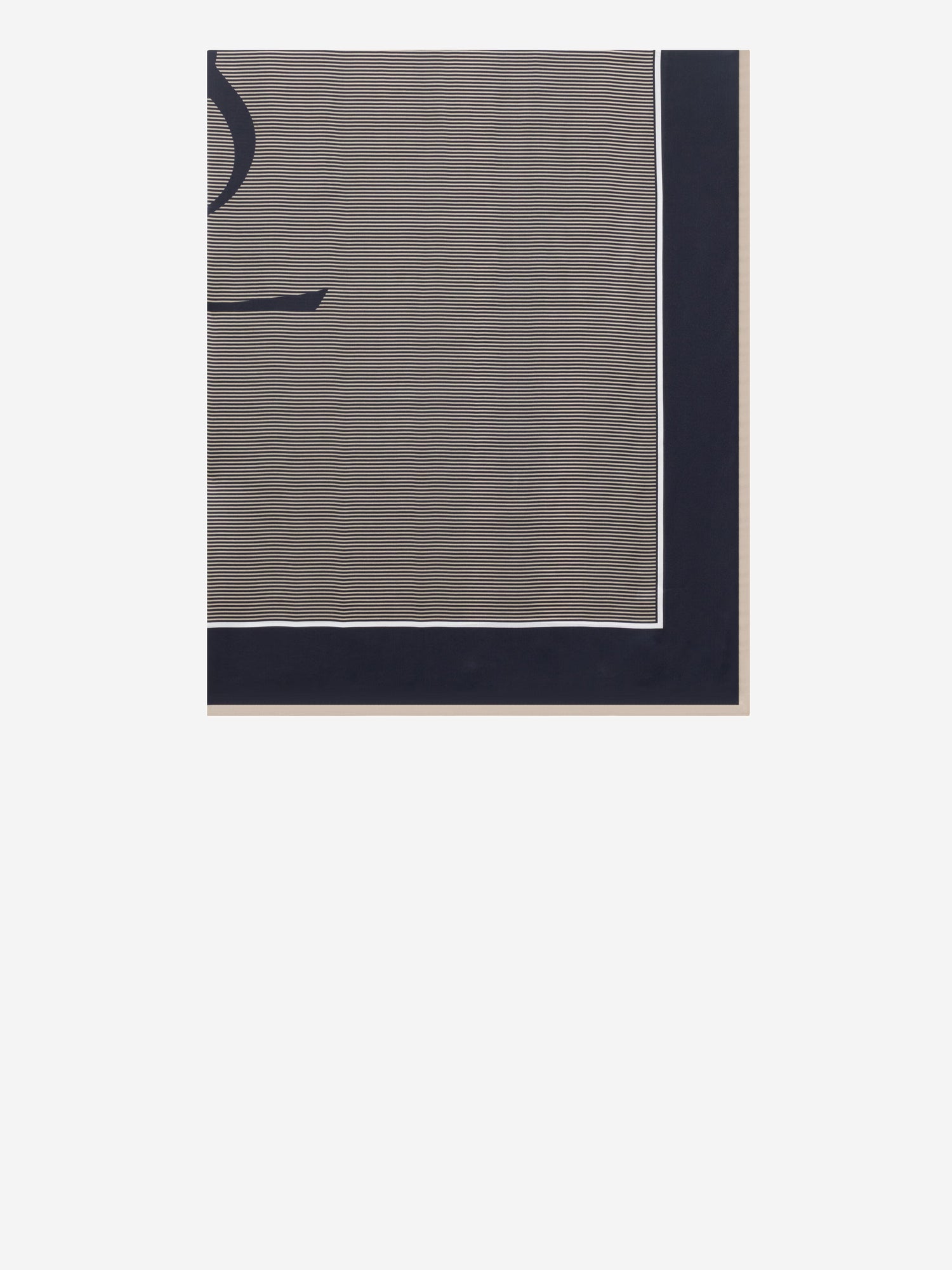 SAINT LAURENT OS cassandre striped stole 