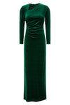 the long lauren ralph lauren dress redefines evening elegance through a sculptur