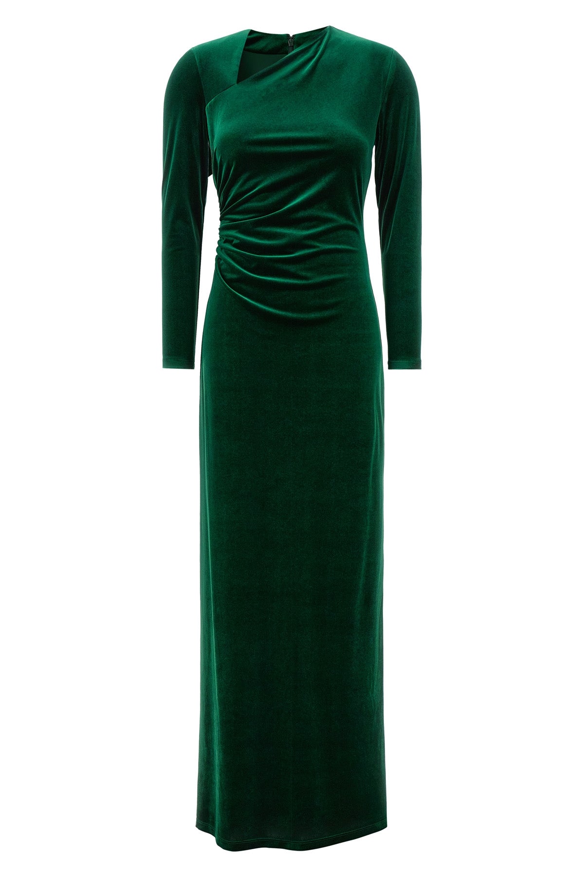 the long lauren ralph lauren dress redefines evening elegance through a sculptur