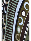 satin skirt with solei print