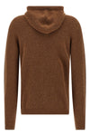 virgin wool and camel hooded sweater
