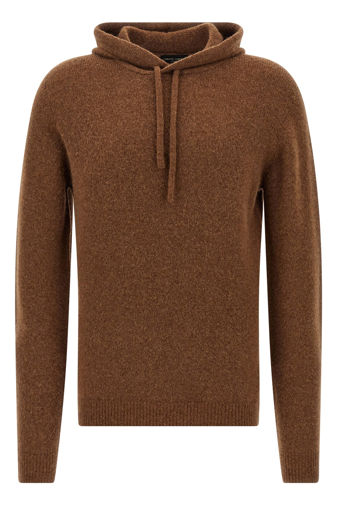 ROBERTO COLLINA 54 virgin wool and camel hooded sweater