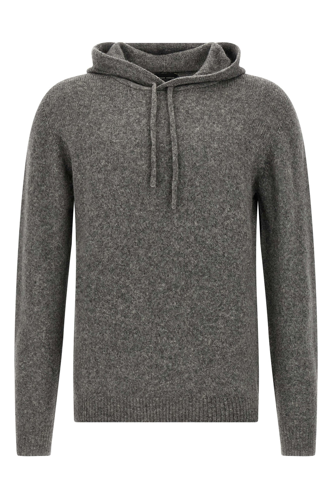 ROBERTO COLLINA 56 virgin wool and camel hooded sweater