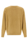 shearling-effect cotton blend sweater
