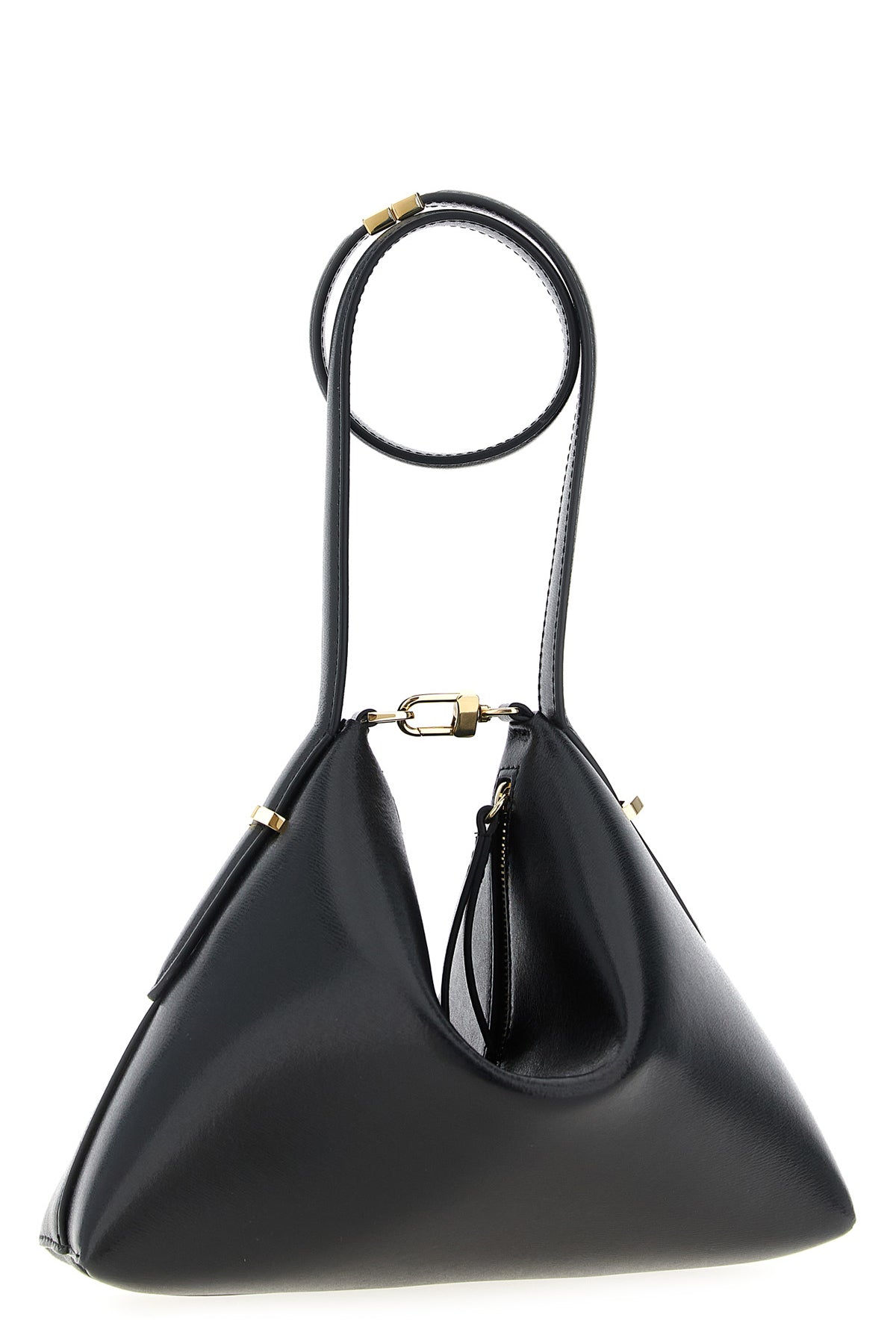 bevel handbag in slightly structured palmellatta leather